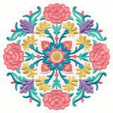 Blissful Floral Medallion