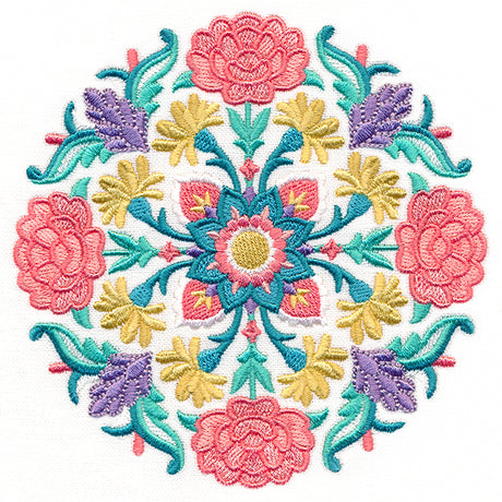 Blissful Floral Medallion