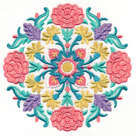 Blissful Floral Medallion