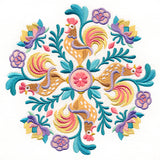 Blissful Rooster Medallion