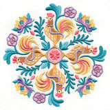 Blissful Rooster Medallion