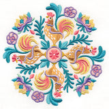 Blissful Rooster Medallion