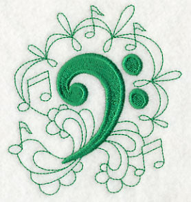 Doodle Bass Clef