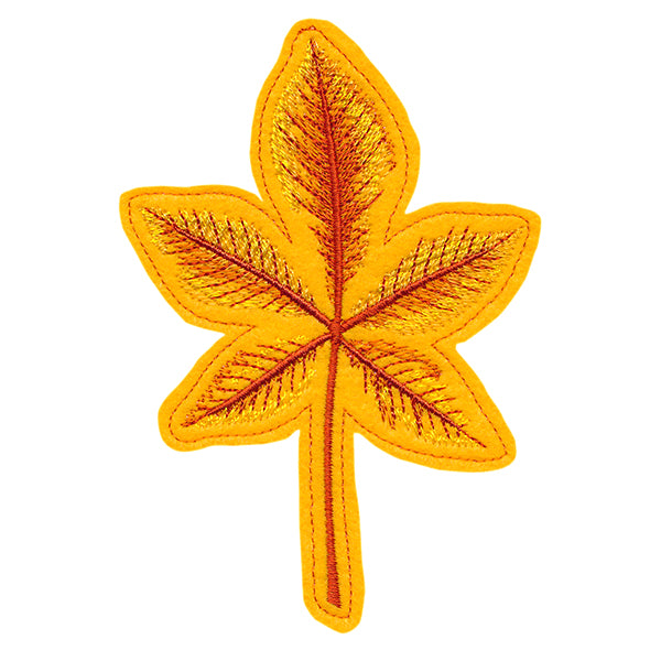 Freestanding Fabric Buckeye Leaf (In-the-Hoop)