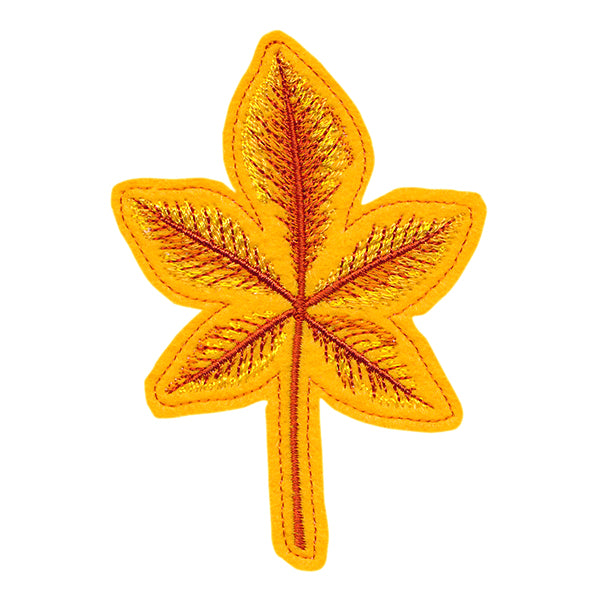 Freestanding Fabric Buckeye Leaf (In-the-Hoop)