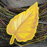 Freestanding Fabric Birch Leaf (In-the-Hoop)