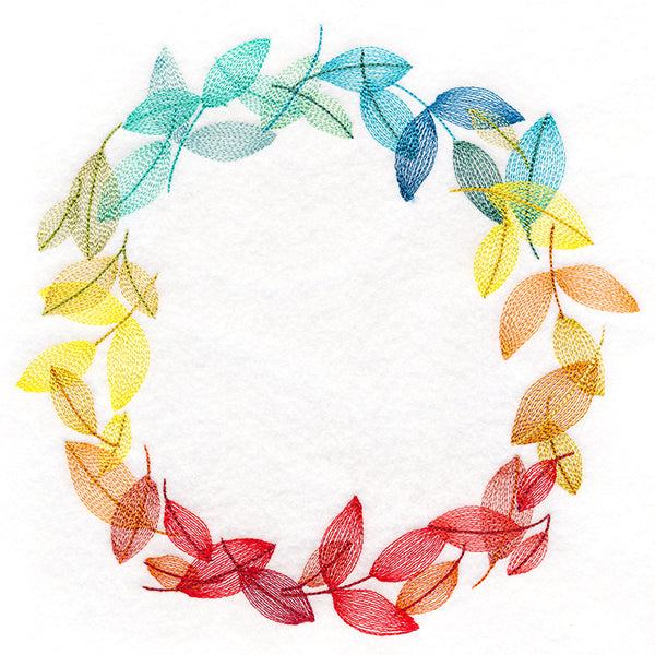 Vibrant Autumn Wreath