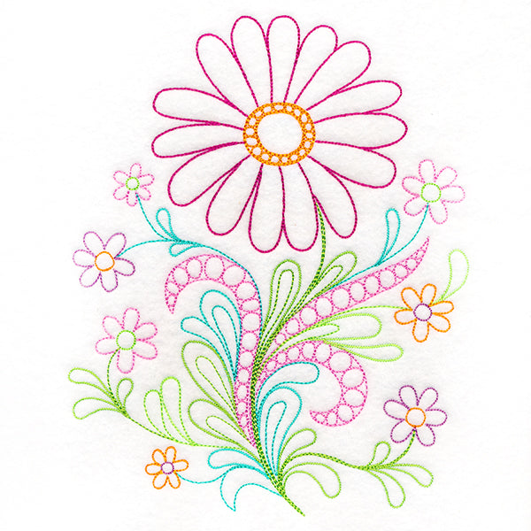 Fanciful Floral Bouquet (Vintage)