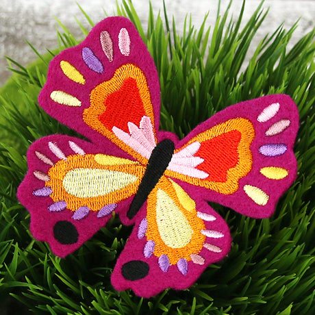 Freestanding Fabric Vibrant Butterfly (In-the-Hoop)
