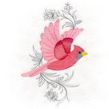 Cardinal in Flight