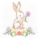 Floral Woodland Friends - Bunny (Vintage)