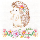 Floral Woodland Friends - Hedgehog (Vintage)