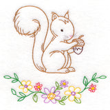 Floral Woodland Friends - Squirrel (Vintage)