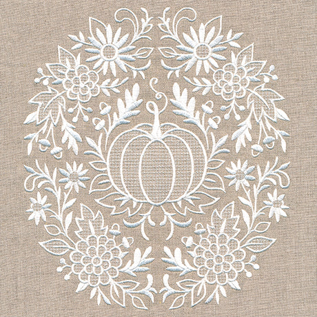 Exquisite Autumn Feature (Whitework)