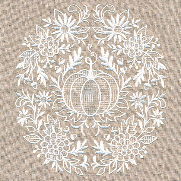 Exquisite Autumn Feature (Whitework)