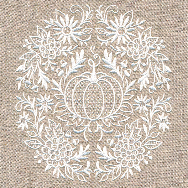 Exquisite Autumn Feature (Whitework)