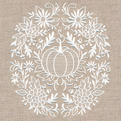 Exquisite Autumn Feature (Whitework)
