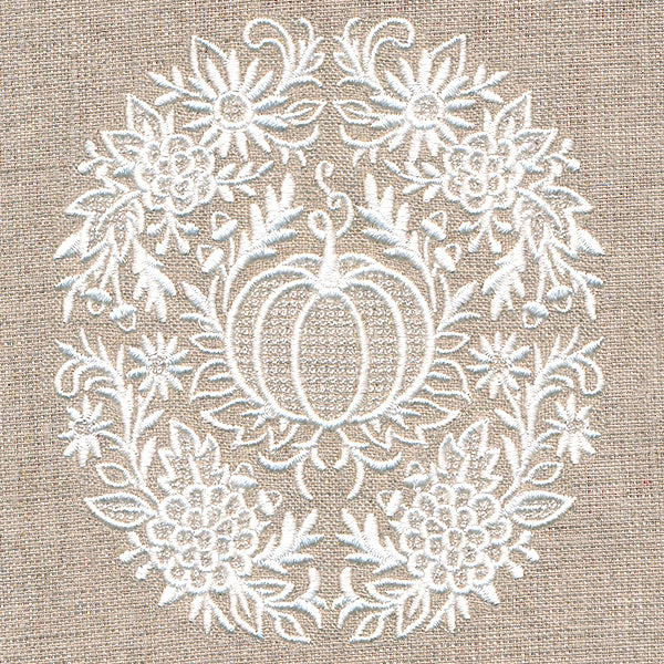 Exquisite Autumn Feature (Whitework)