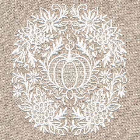 Exquisite Autumn Feature (Whitework)