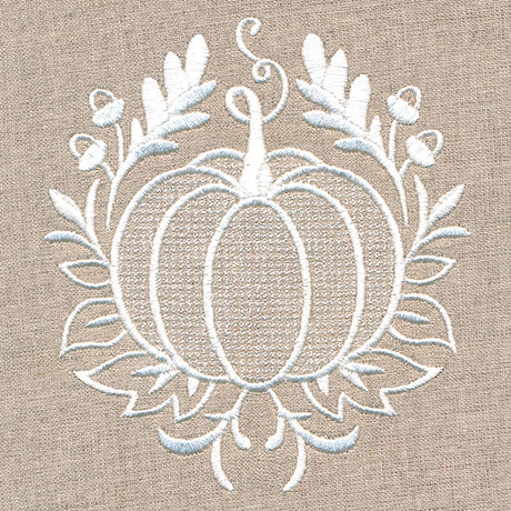 Exquisite Autumn Accent (Whitework)
