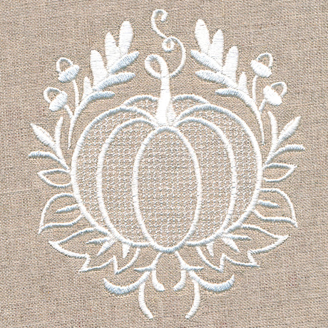 Exquisite Autumn Accent (Whitework)