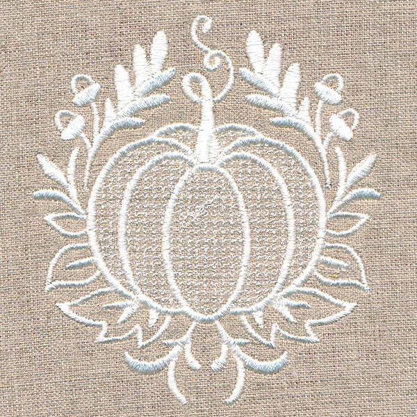 Exquisite Autumn Accent (Whitework)