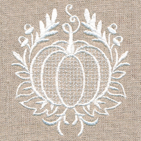 Exquisite Autumn Accent (Whitework)