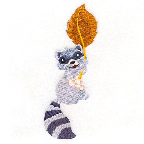 Up and Autumn Raccoon