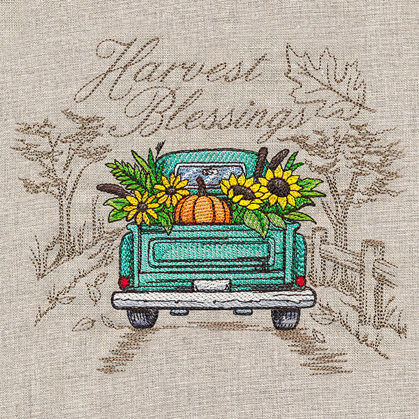 Autumn Retro Truck Medley