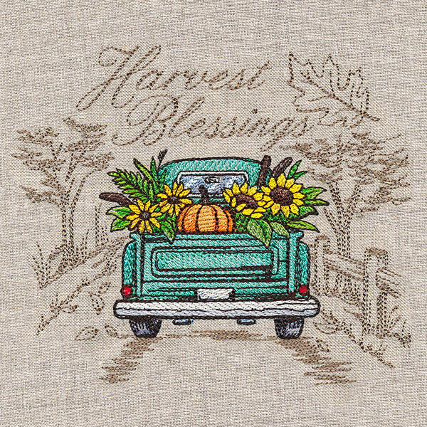 Autumn Retro Truck Medley