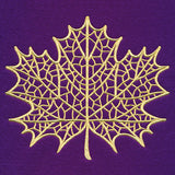 Dazzling Maple Leaf (Goldwork)