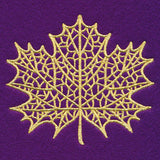Dazzling Maple Leaf (Goldwork)