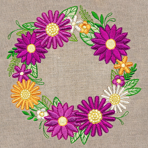 Autumn Blossoms Wreath