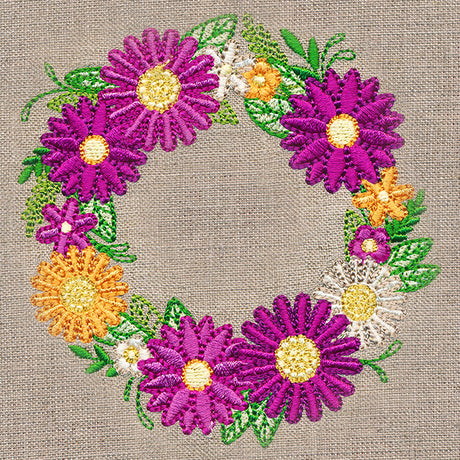 Autumn Blossoms Wreath