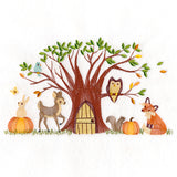 Woodland Harvest Gathering Border