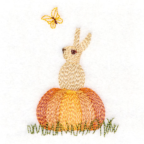 Adorable Pumpkin Bunny