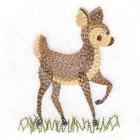 Cute Prancing Fawn