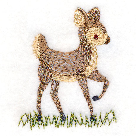 Cute Prancing Fawn