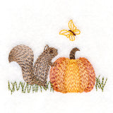 Butterfly-Chasing Squirrel