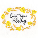 Flourishing Harvest Wreath - Count Your Blessings