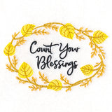 Flourishing Harvest Wreath - Count Your Blessings