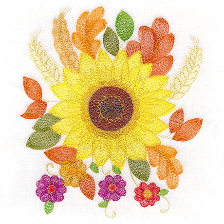 Vibrant Fall Sunflower Bouquet