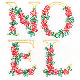 Noel in Poinsettias (Vintage)