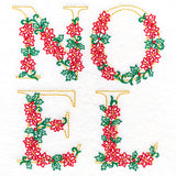 Noel in Poinsettias (Vintage)