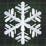 Rustic Christmas Jar Cover - Snowflake