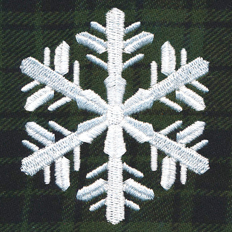 Rustic Christmas Jar Cover - Snowflake