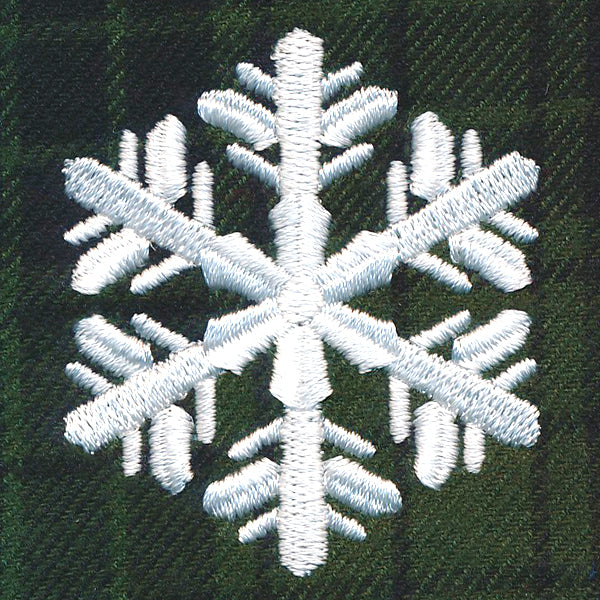 Rustic Christmas Jar Cover - Snowflake