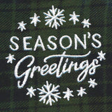 Rustic Christmas Jar Cover - Season's Greetings