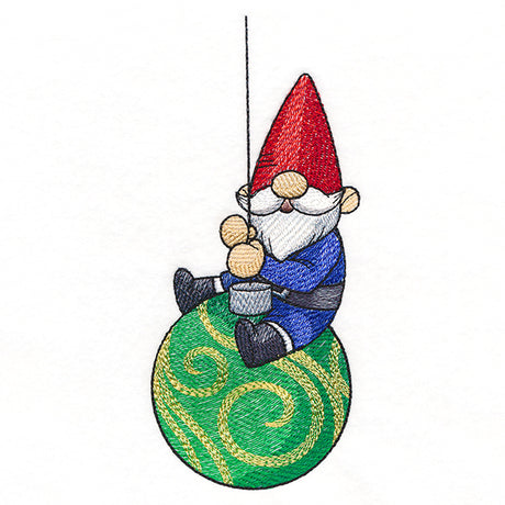 Swinging Christmas Garden Gnome