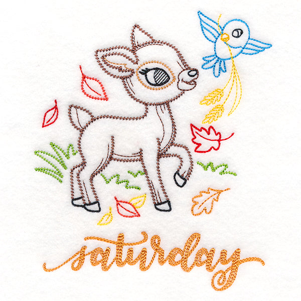 Autumn Deer on Saturday (Vintage)